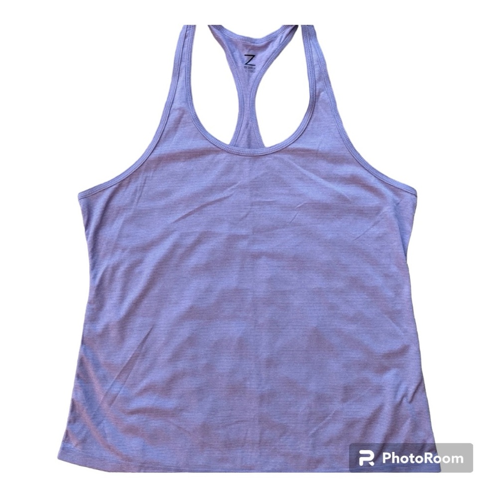 Z by Zella lavender stripped tank top